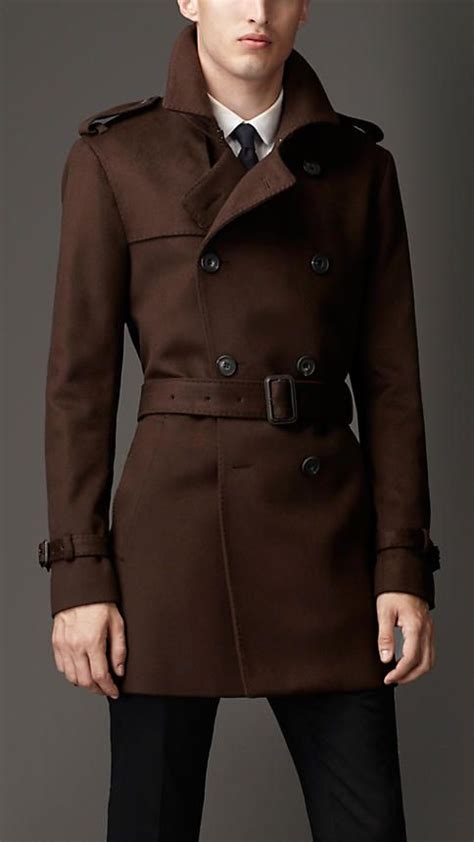 mens burberry style trench coat|Burberry cashmere trench coat men's.